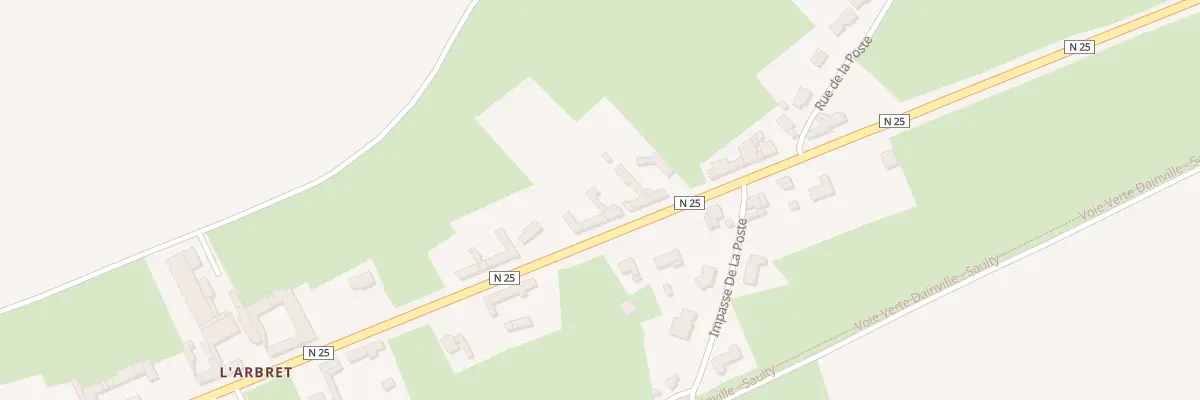 Plan du 14 Rte Nationale à Bavincourt