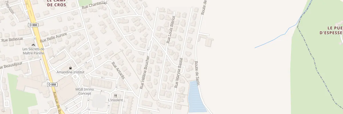 Plan du 14 Rue Louis Blériot à Luc-la-Primaube