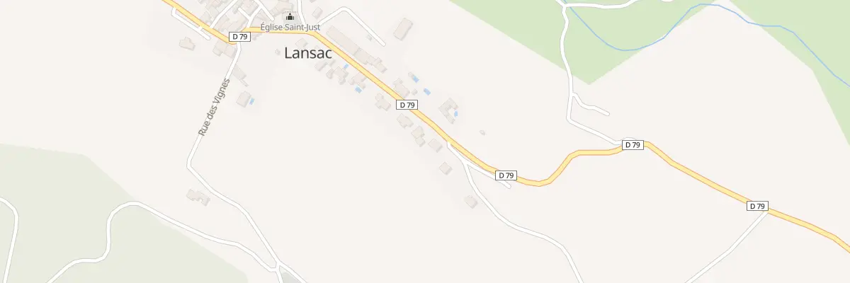 Plan du 2 Av des Platanes à Lansac