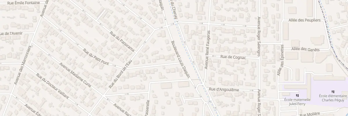 Plan du 2 Rue du Petit Pont à Gagny