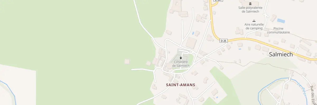 Plan du 5403 Saint Amans à Salmiech