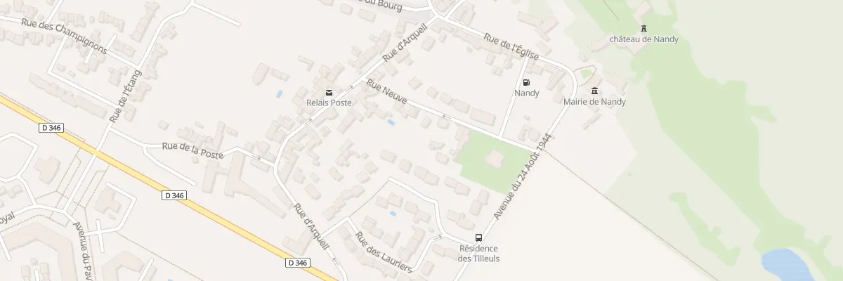 Plan du 7 Rue Neuve à Nandy