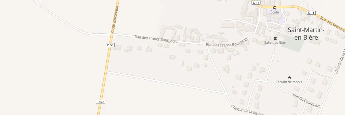 Plan du 17 Rue des Francs Bourgeois à Saint-Martin-en-Bière