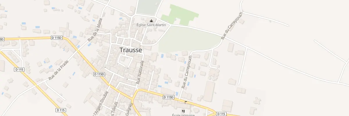 Plan du 11 Che du Carreyrouch à Trausse