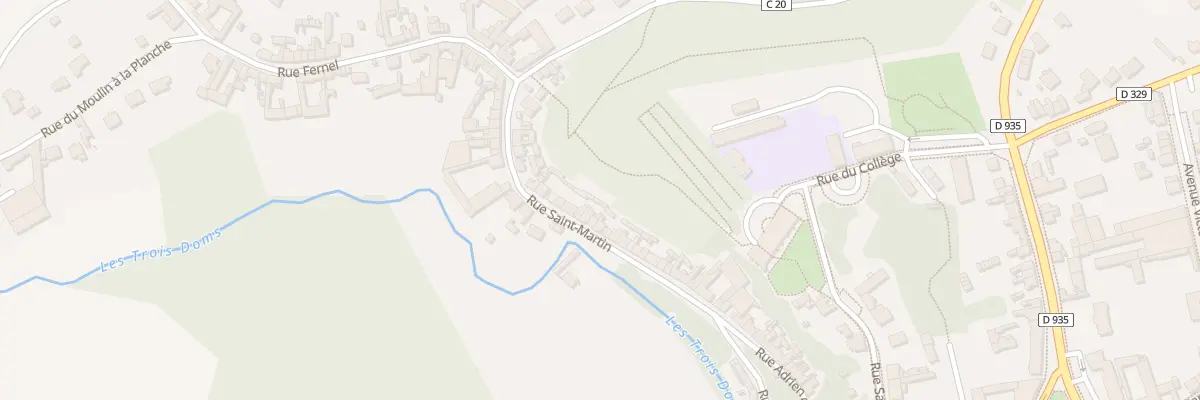 Plan du 30 Rue Saint-martin à Montdidier