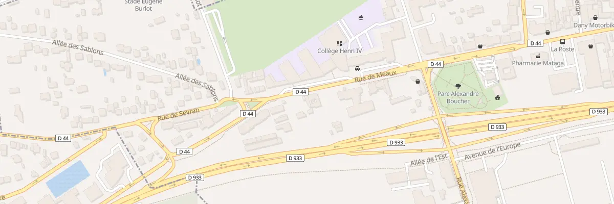 Plan du 30 Rue de Meaux à Vaujours