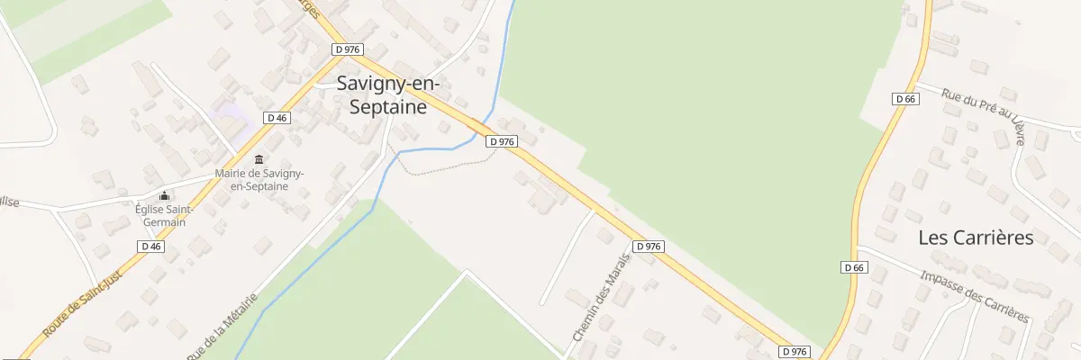 Plan du 2 Rte de Nevers à Savigny-en-Septaine