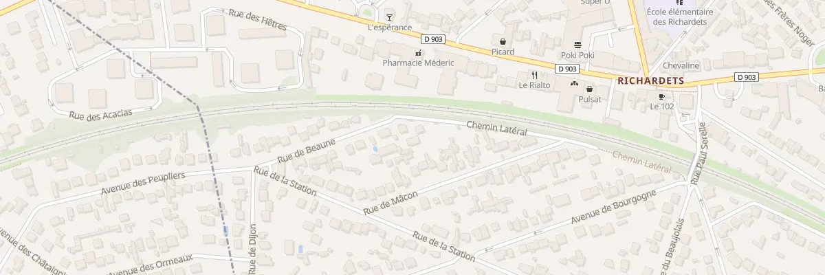 Plan du 20 Rue de Beaune à Noisy-le-Grand