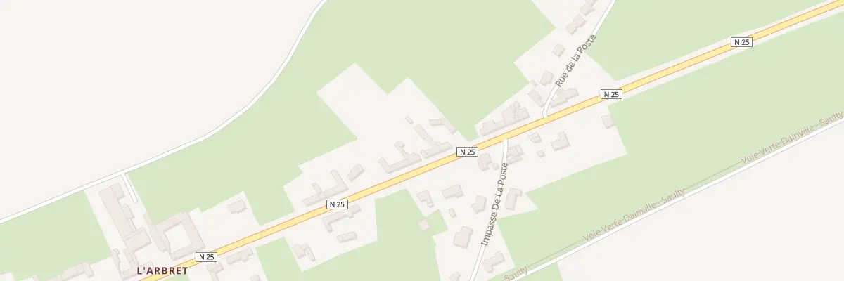 Plan du 12 Rte Nationale à Bavincourt