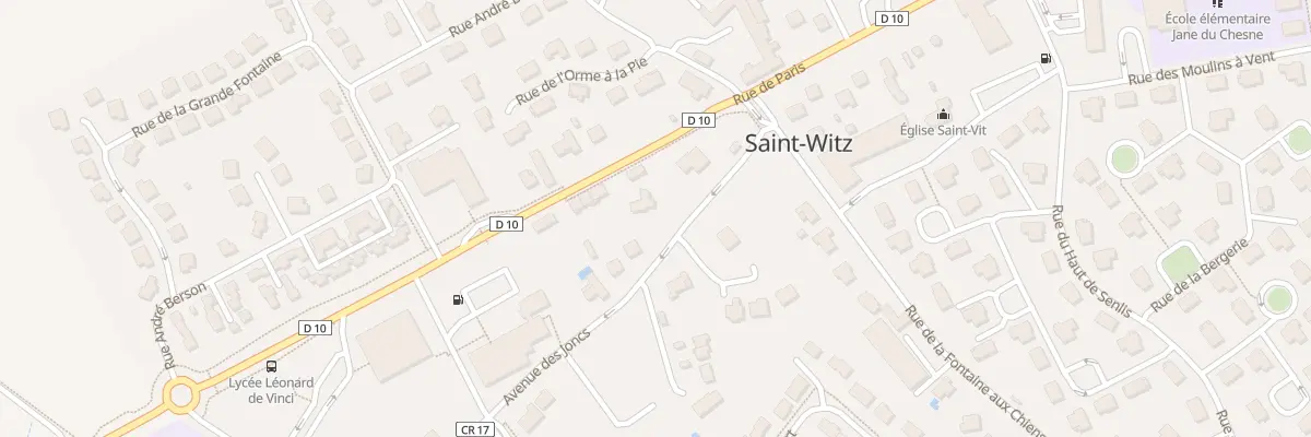 Plan du 12 Rue de Paris à Saint-Witz