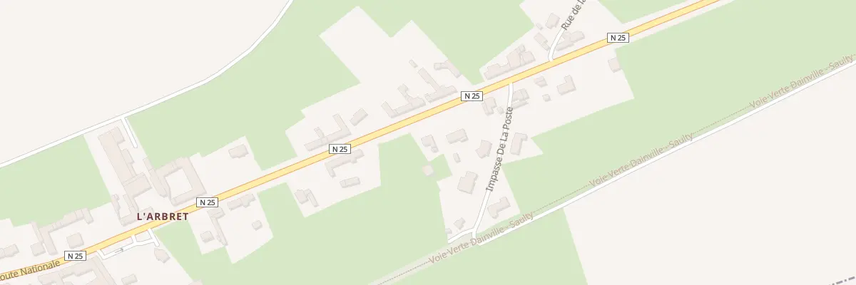 Plan du 7 Rte Nationale à Bavincourt