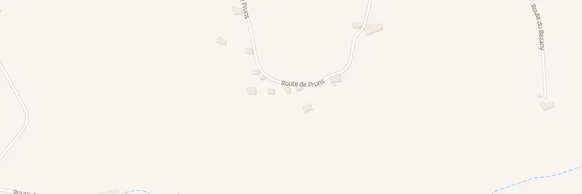 Plan du 5368 Pruns à Larodde