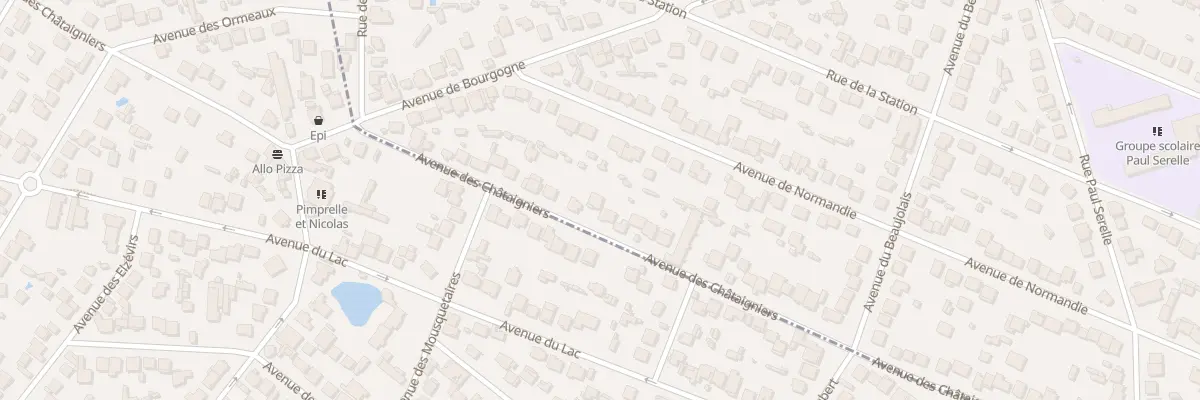 Plan du 25 Av des Châtaigniers à Noisy-le-Grand