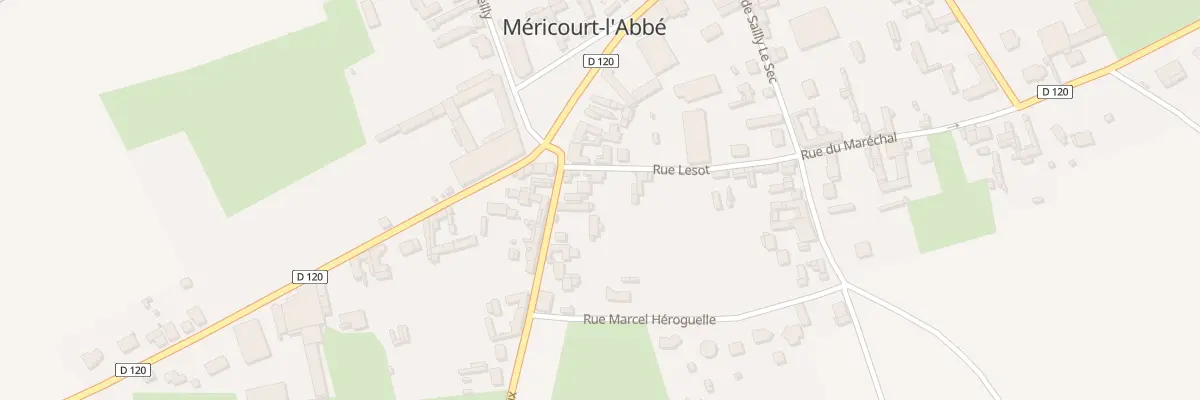 Plan du 3 Rue de Vaux à Méricourt-l’Abbé