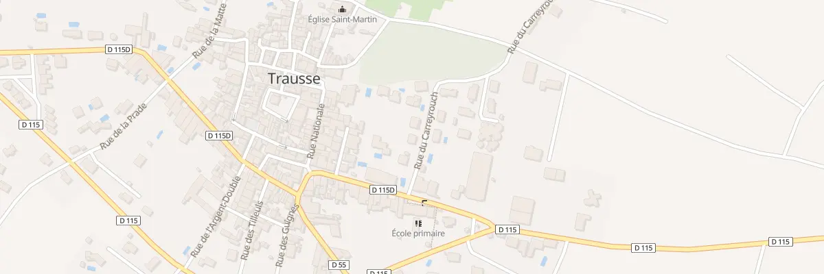 Plan du 3 Che du Carreyrouch à Trausse