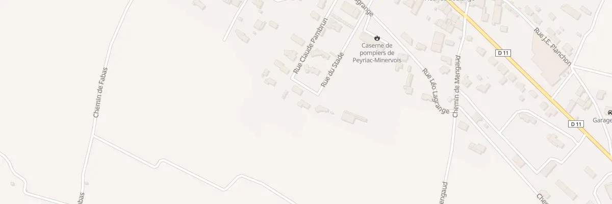 Plan du 10 Rue du Stade à Peyriac-Minervois