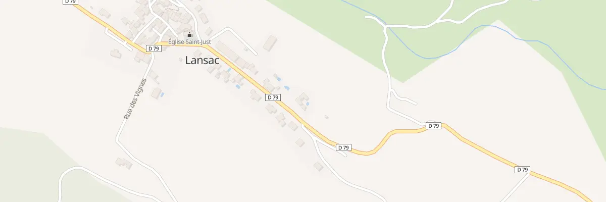 Plan du 3 Av des Platanes à Lansac