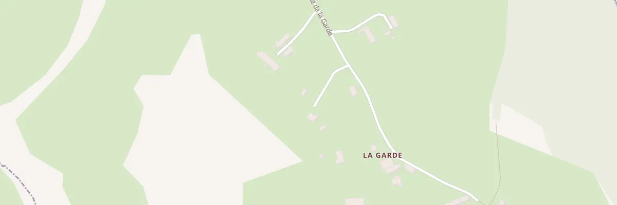 Plan du 4 Rte de la Garde à Lignerolles