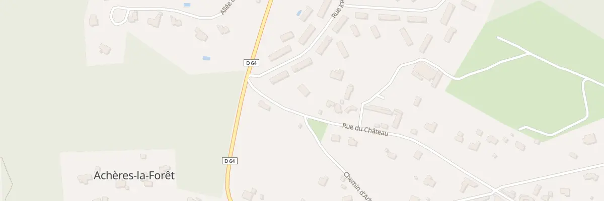 Plan du 56 Dom Defontaine à Achères-la-Forêt
