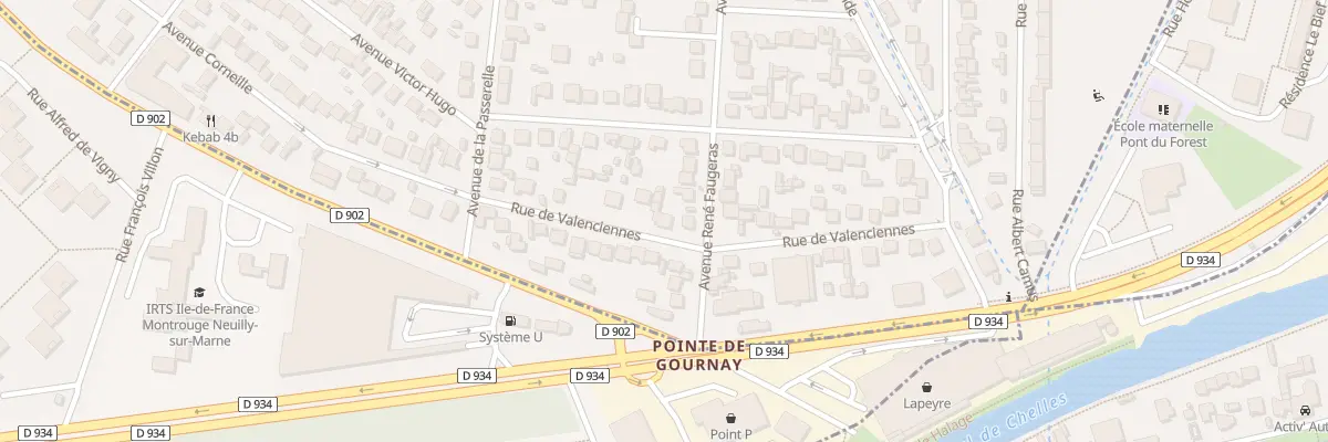 Plan du 17 Rue de Valenciennes à Gagny