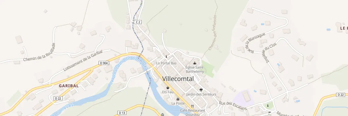 Plan du 5226 Rue des Artisans à Villecomtal