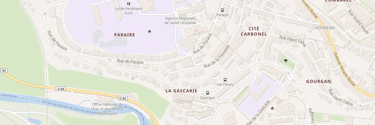 Plan du 23 Rue de Paraire à Rodez