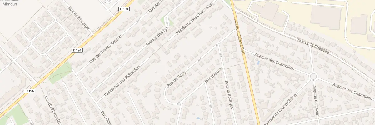 Plan du 22 Rue de Berry à Noisy-le-Grand