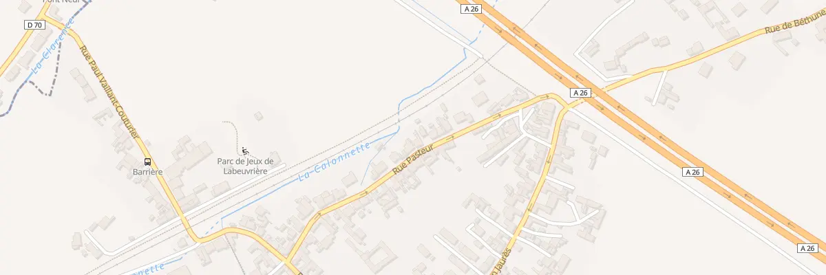 Plan du 193 Rue Pasteur à Labeuvrière