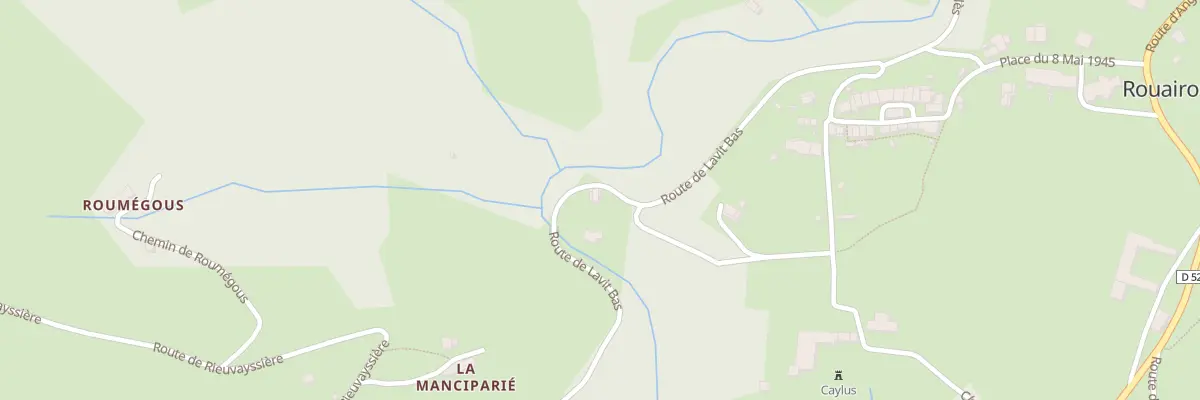 Plan du 1 Rte de Lavit Bas à Rouairoux