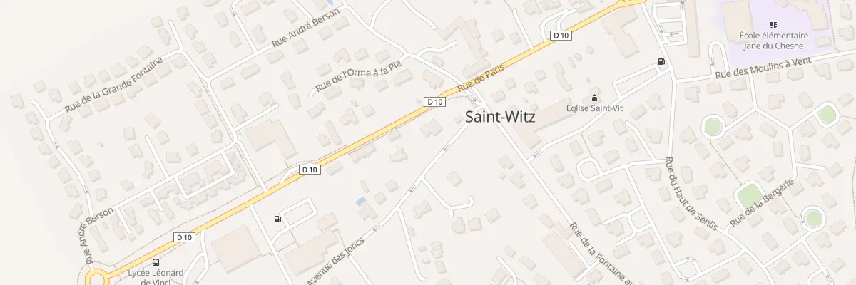 Plan du 14 Rue de Paris à Saint-Witz