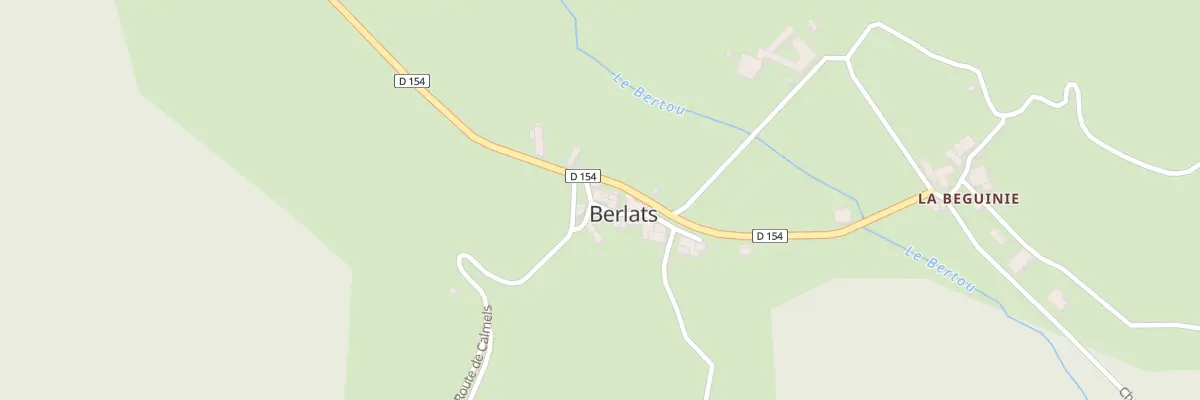 Plan du 33 Rue de la Mairie à Berlats