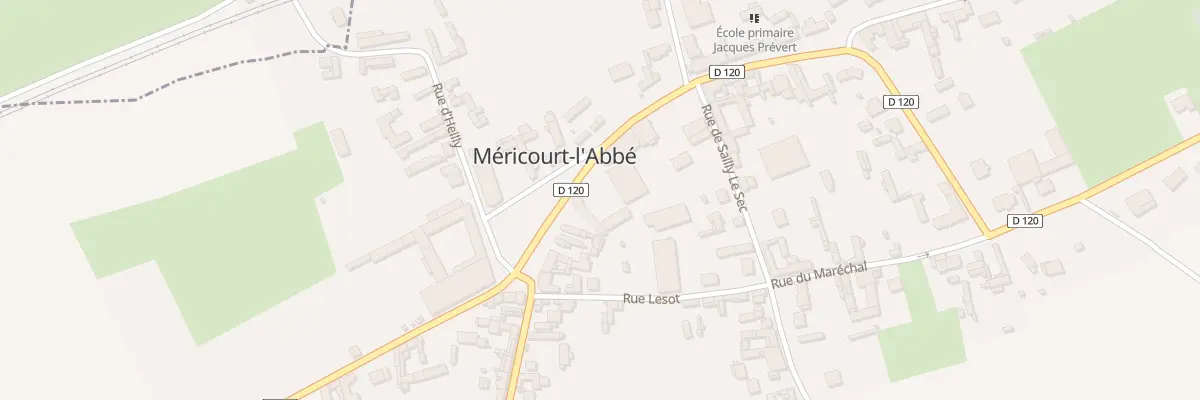 Plan du 1 Pl du 8 Mai 1945 à Méricourt-l’Abbé