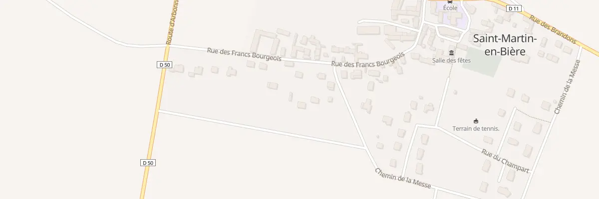 Plan du 13B Rue des Francs Bourgeois à Saint-Martin-en-Bière