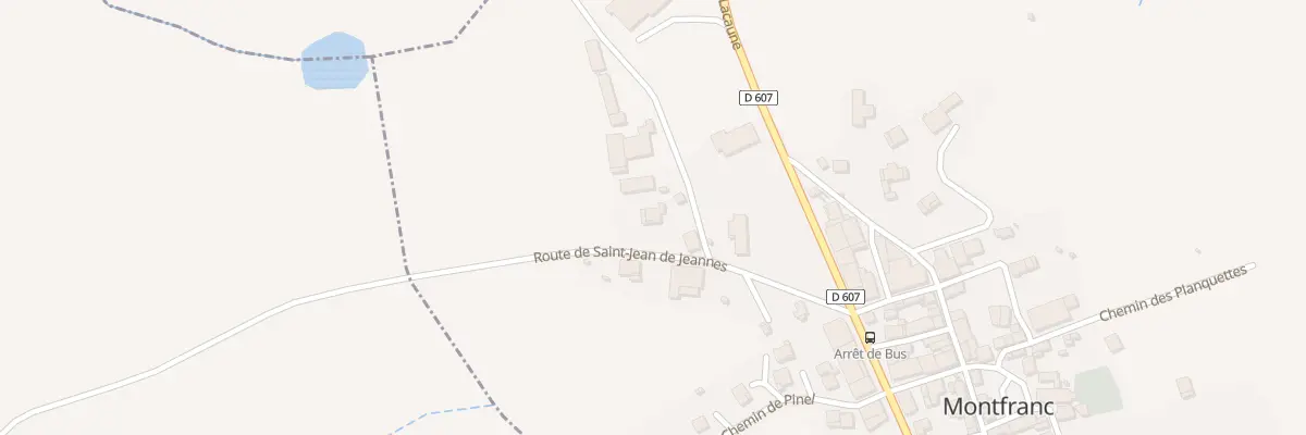 Plan du 5061 Montfranc à Montfranc