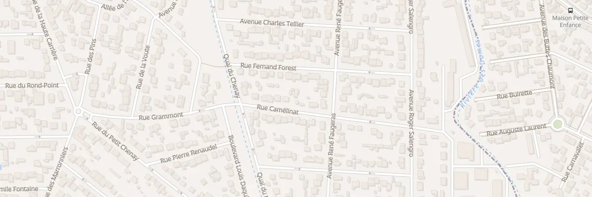 Plan du 13 Rue Camelinat à Gagny