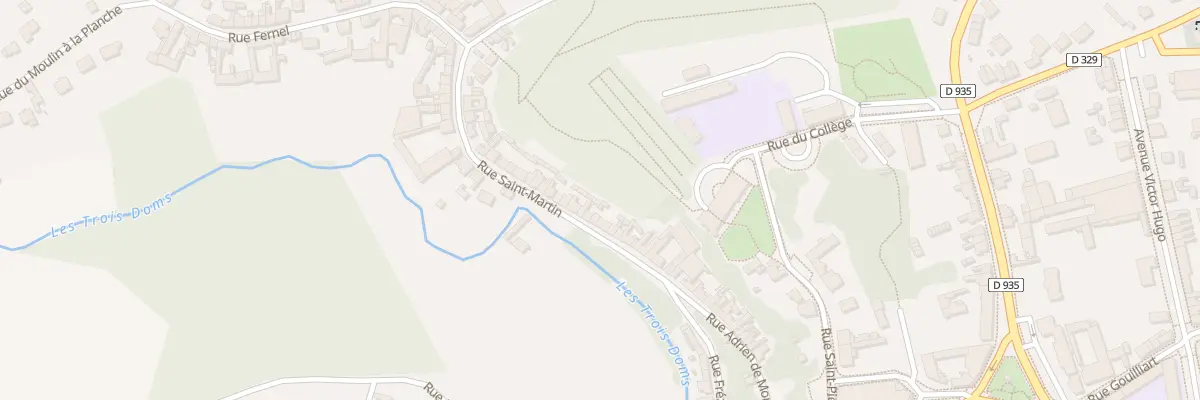 Plan du 18 Rue Saint-martin à Montdidier