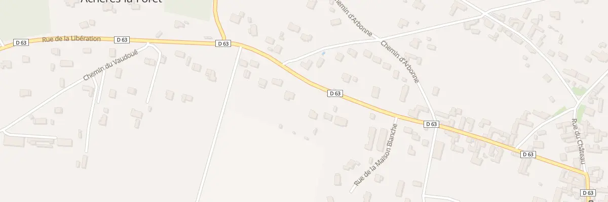 Plan du 31 Rue de la Libération à Achères-la-Forêt