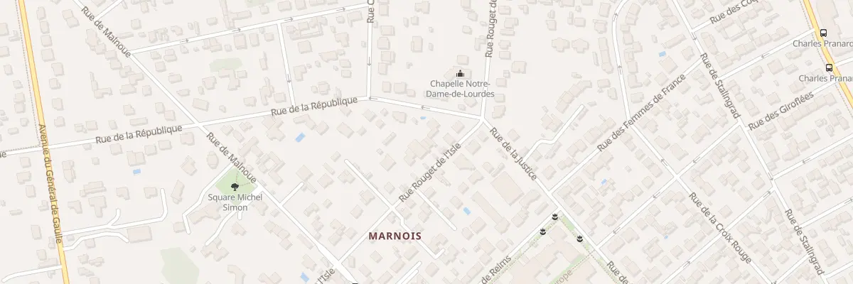 Plan du 30 Rue Rouget de l’Isle à Noisy-le-Grand