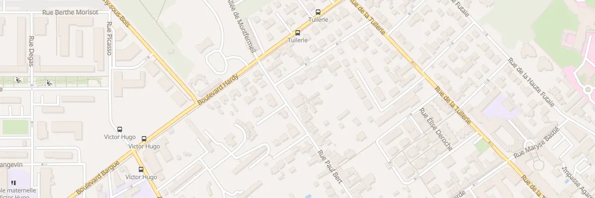 Plan du 58 Rue Paul Bert à Montfermeil