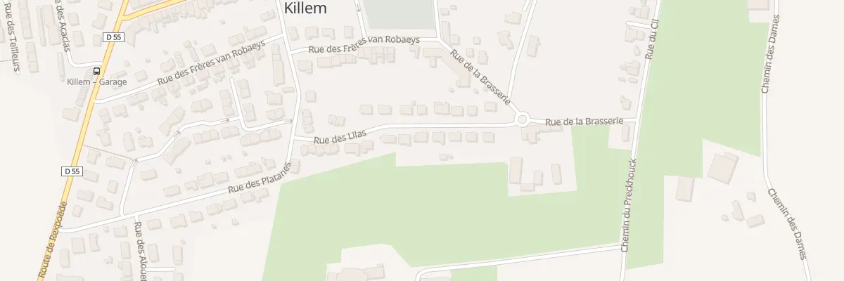 Plan du 20 Rue des Lilas à Killem