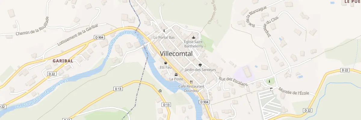 Plan du 21 Rue Basse à Villecomtal