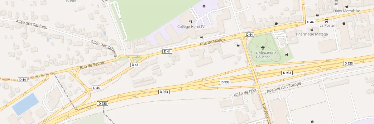 Plan du 34 Rue de Meaux à Vaujours