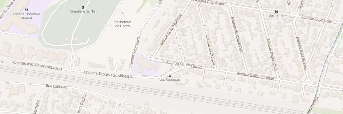 Plan du 5 Av Sainte Clotilde à Gagny