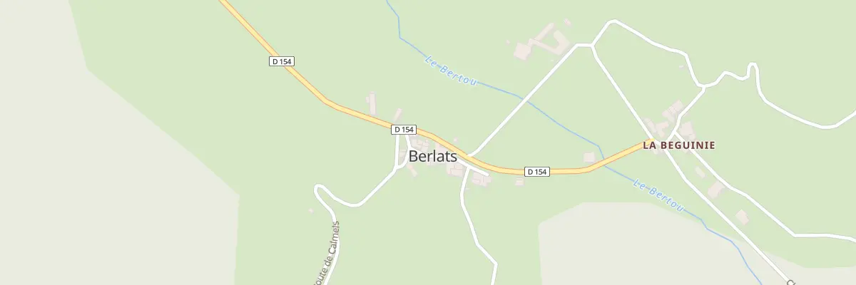 Plan du 5113 Berlats à Berlats