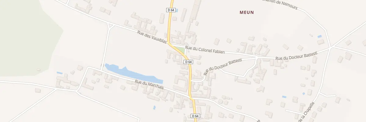 Plan du 45 Rue du Closeau à Achères-la-Forêt