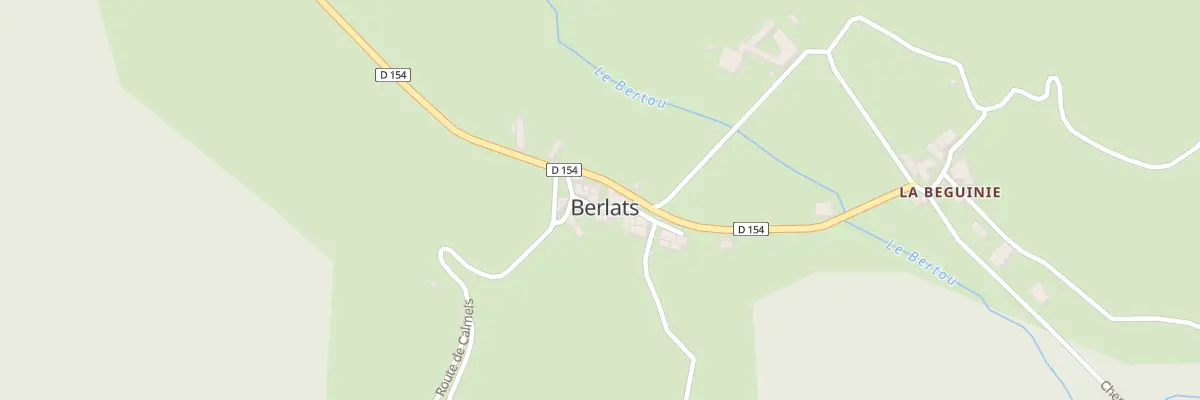 Plan du 5011 Berlats à Berlats