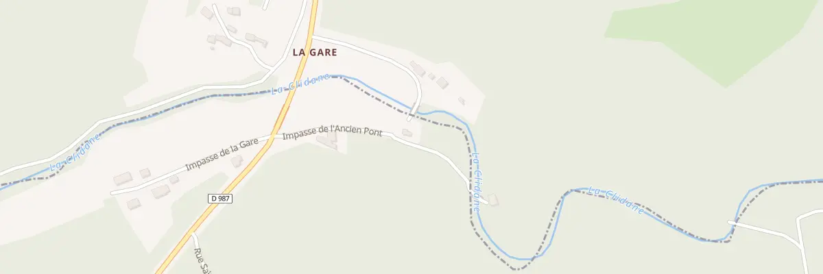 Plan du 5604 La Gare à Messeix