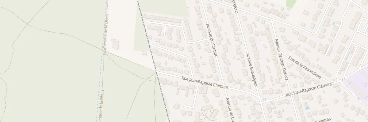 Plan du 3 All de la Palombière à Coubron