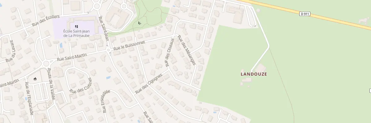 Plan du 12 Rue des Mésanges à Luc-la-Primaube