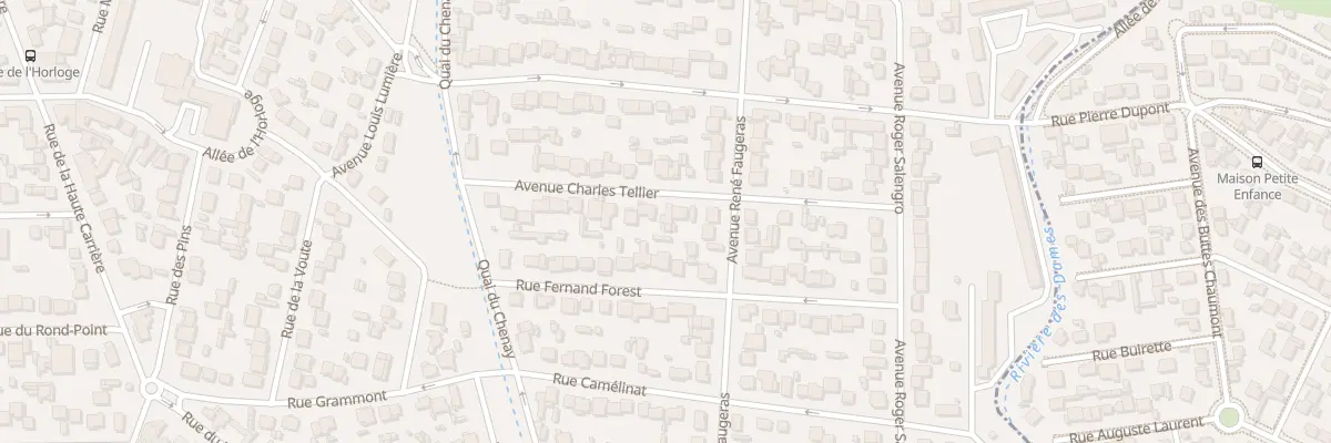Plan du 22 Av Charles Tellier à Gagny